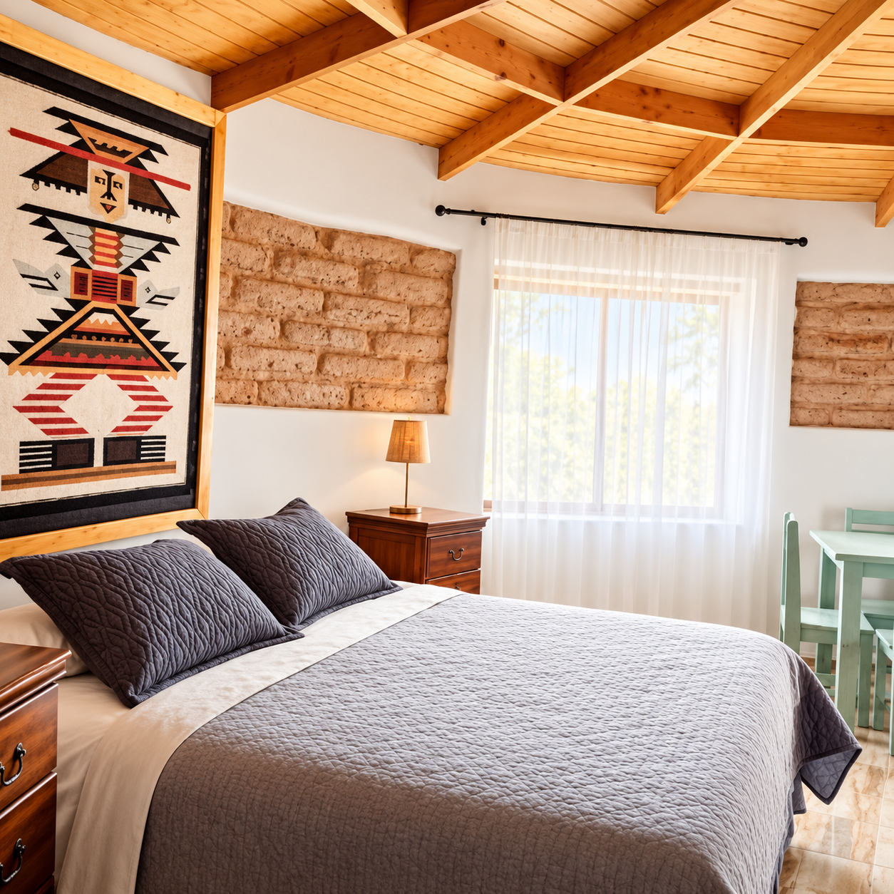 Interior de alojamiento en San Lorenzo Eco Lodge